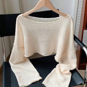 Comfortcana Blouse décontractée et ample en maille pour femmes