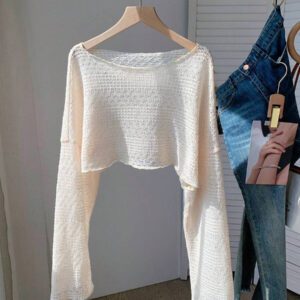Comfortcana Blouse décontractée et ample en maille pour femmes