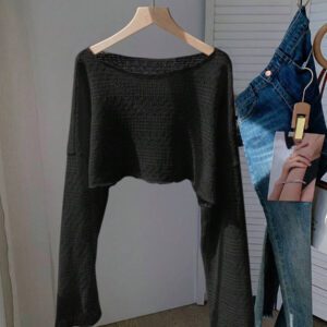 Comfortcana Blouse décontractée et ample en maille pour femmes