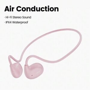 Écouteurs à conduction aérienne Toocki Bluetooth 5.3 Écouteurs sans fil étanches Casque pour le sport avec micro pour les entraînements, la course à pied et la conduite