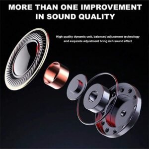 1 pièce Écouteurs Bluetooth sans fil universels, écouteurs intra-auriculaires stéréo haute qualité HIFI pour la musique, compatibles avec 16/Pro/Max/Plus, Galaxy S25/S24/S23/S22/S21/S20