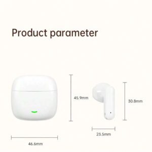 Écouteurs sans fil, écouteurs sans fil - compatibles avec Apple et Android, avec microphone intégré, écouteurs résistants à la transpiration, blanc, écouteurs  sans fil, Airbud's, écouteurs vraiment sans fil