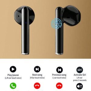 Écouteurs sans fil, écouteurs sans fil - compatibles avec Apple et Android, avec microphone intégré, écouteurs résistants à la transpiration, blanc, écouteurs  sans fil, Airbud's, écouteurs vraiment sans fil