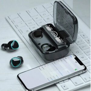 2025 M10 Écouteurs sans fil avec boîte de charge Casque Écouteurs intra-auriculaires stéréo 9D pour le sport avec microphone Bluetooth