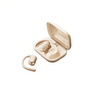 Lenovo Écouteurs Bluetooth open-ear EA340, convenant aux sports, course, jeux, musique, compatibles avec les téléphones Apple, Huawei, Xiaomi, Bluetooth 5.4 avec une longue autonomie et une faible latence, couleur noire