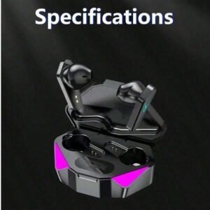 Nouveaux écouteurs Bluetooth TWS sans fil Écouteurs 65 ms Faible latence Écouteurs esport Gaming Casque Gamer Écouteur avec affichage LED Casque stéréo à commande tactile