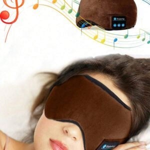 Écouteurs de sommeil de bureau sans fil, bandeau pour dormir, masque pour les yeux pour les mamans, femmes, hommes. Écouteurs sans fil pour écouter de la musique en dormant. Doté de haut-parleurs HD intégrés. Gadgets cool, cadeaux uniques