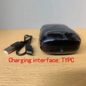 Écouteurs miroir sans fil Bluetooth, contrôle tactile, intra-auriculaires, anti-bruit, lumière LED, lampe de poche