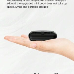 Écouteurs miroir sans fil Bluetooth, contrôle tactile, intra-auriculaires, anti-bruit, lumière LED, lampe de poche