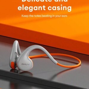 Lenovo Écouteurs Bluetooth Lenovo X7 avec annulation du bruit, conduction osseuse, design à crochet d'oreille pour le sport, la course, le cyclisme, une autonomie extra longue, une faible latence, à écouteurs ouverts, sans fil, compatibles avec les smartphones dont