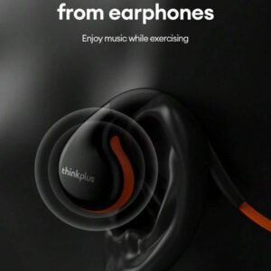 Lenovo Écouteurs Bluetooth Lenovo X7 avec annulation du bruit, conduction osseuse, design à crochet d'oreille pour le sport, la course, le cyclisme, une autonomie extra longue, une faible latence, à écouteurs ouverts, sans fil, compatibles avec les smartphones dont