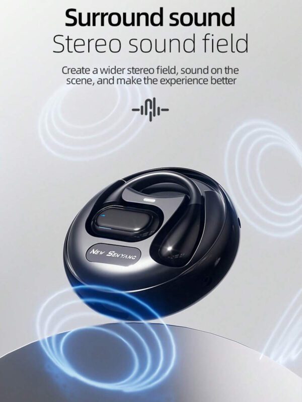 NEW SENYANG Nouveau casque d'écoute sans fil sur l'oreille Senyang, oreillettes de jeu vidéo TWS HIFI Dolby Bass 9D stéréo, appels HD compatibles avec Android et iPhone, écouteurs sport intelligents – Image 23