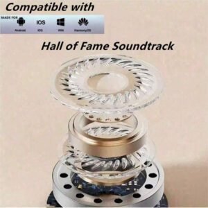 NOUVEAU Casque Bluetooth sans fil TWS Écran numérique transparent Stéréo Écouteurs Bluetooth Casque sans fil Écouteurs à affichage numérique LED pour tous les smartphones