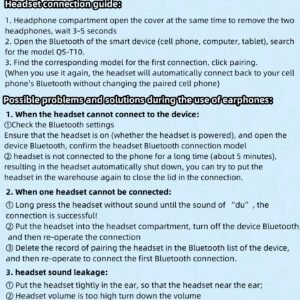 Disney QS-T10 MARIE Écouteurs Bluetooth, Écouteurs Intra-Auriculaires de Sport avec Une Longue Durée de Vie de la Batterie, Appels Haute Définition avec Microphone, Faible Latence pour la Musique, le Jeu, Ajustement Confortable et Annulation Passive du Bruit