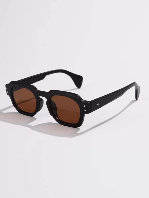 1 pièce asymétriques carrées de mode pour femmes, style rétro avec rivets, multicolores simples et polyvalentes, convient pour les vacances, les voyages, le printemps, l'été, avec des couleurs éclatantes pour les vacances à la plage, l'extérieur et les voyages – Image 6
