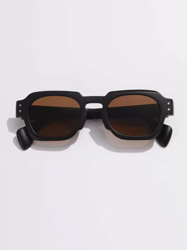 1 pièce asymétriques carrées de mode pour femmes, style rétro avec rivets, multicolores simples et polyvalentes, convient pour les vacances, les voyages, le printemps, l'été, avec des couleurs éclatantes pour les vacances à la plage, l'extérieur et les voyages – Image 7