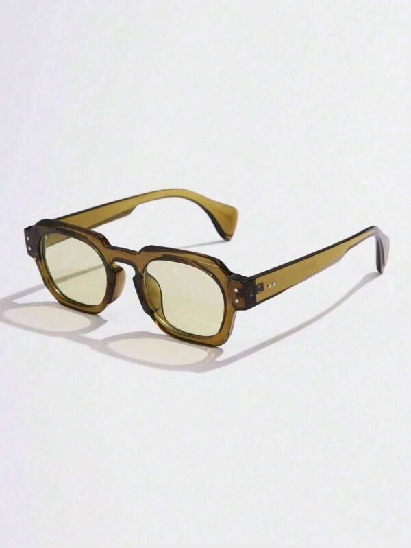 1 pièce asymétriques carrées de mode pour femmes, style rétro avec rivets, multicolores simples et polyvalentes, convient pour les vacances, les voyages, le printemps, l'été, avec des couleurs éclatantes pour les vacances à la plage, l'extérieur et les voyages – Image 36