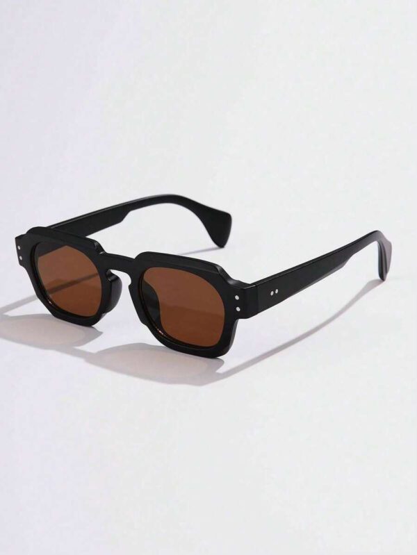 1 pièce asymétriques carrées de mode pour femmes, style rétro avec rivets, multicolores simples et polyvalentes, convient pour les vacances, les voyages, le printemps, l'été, avec des couleurs éclatantes pour les vacances à la plage, l'extérieur et les voyages – Image 52