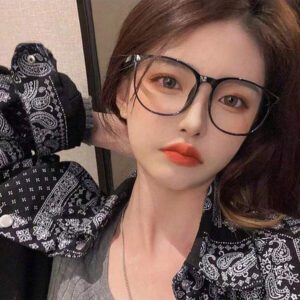 1/2 paires de lunettes pour femmes pour prévenir la fatigue visuelle, regarder l'ordinateur, la télévision, jouer à des jeux et regarder les téléphones mobiles. Accessoires de mode pour lunettes de soins des yeux transparentes pour femmes