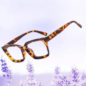 1/2 pièces Élégantes lunettes carrées en plastique multicolores pour femmes, lunettes de vue casual, meilleur choix pour la rentrée scolaire et un usage quotidien