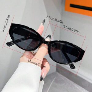 1 paire/3 paires de lunettes de soleil unisexes à monture en forme d'œil de chat noires, polyvalentes. Conviennent pour les festivals de musique électronique, les voyages, les vacances, le style sportif, la conduite, les festivals, la plage, avec protection UV. Idéales pour les sorties en famille, le golf, la randonnée, les accessoires d'été, les tenues élégantes, le style de rue, les sports, les fêtes, la pêche, les activités de plein air, les vacances, avec protection solaire.