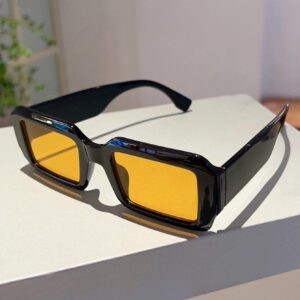 1 paire de mode bohème avec monture géométrique pour femmes. Accessoires de plage, de vacances, de voyage et de tenues d'extérieur pour l'automne/hiver.