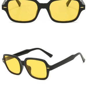 1 pièce Lunettes carrées surdimensionnées à la mode rétro Y2K pour l'été, la plage, les vacances, l'extérieur et les voyages