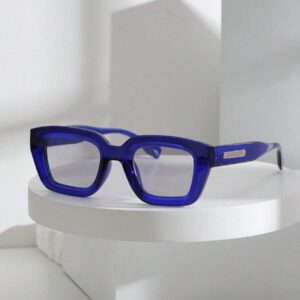 Lunettes de mode carrées de style bohème rétro, décontractées, accessoires de plage pour femmes, pour les vacances d'été à la plage, les sorties, les voyages. Décoration des branches, style décontracté, monture rectangulaire