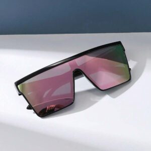 Lunettes de soleil unisexes à monture carrée surdimensionnée en plastique imprimé léopard, style bohème, lunettes de mode, décoration classique pour l'extérieur, les voyages, la plage, la conduite, avec protection UV. Une ombre élégante et pour les sorties en famille, les vacances, l'été, la plage, les voyages.