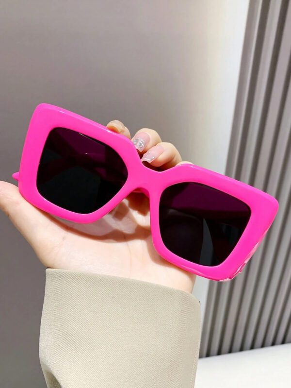 Lunettes de soleil unisexes à monture carrée surdimensionnée en plastique imprimé léopard, style bohème, lunettes de mode, décoration classique pour l'extérieur, les voyages, la plage, la conduite, avec protection UV. Une ombre élégante et pour les sorties en famille, les vacances, l'été, la plage, les voyages. – Image 12