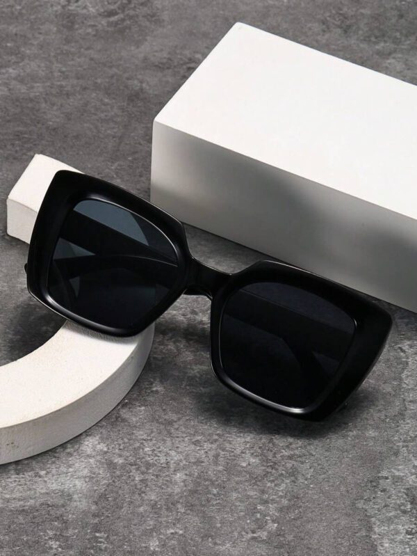 Lunettes de soleil unisexes à monture carrée surdimensionnée en plastique imprimé léopard, style bohème, lunettes de mode, décoration classique pour l'extérieur, les voyages, la plage, la conduite, avec protection UV. Une ombre élégante et pour les sorties en famille, les vacances, l'été, la plage, les voyages. – Image 18