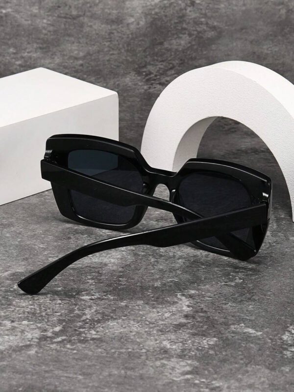 Lunettes de soleil unisexes à monture carrée surdimensionnée en plastique imprimé léopard, style bohème, lunettes de mode, décoration classique pour l'extérieur, les voyages, la plage, la conduite, avec protection UV. Une ombre élégante et pour les sorties en famille, les vacances, l'été, la plage, les voyages. – Image 19