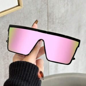 1 pièce/3 pièces Lunettes en plastique sans monture multicolores, lentilles dégradé monopièce, accessoires personnalisés tout-allant, lunettes de mode pour femmes pour la vie quotidienne, la randonnée, l'été, la rentrée scolaire, les vacances tropicales à la plage, convient à tous les types de visage pour l'été, les vacances à la plage, l'extérieur, les voyages