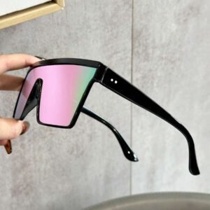 1 pièce/3 pièces Lunettes en plastique sans monture multicolores, lentilles dégradé monopièce, accessoires personnalisés tout-allant, lunettes de mode pour femmes pour la vie quotidienne, la randonnée, l'été, la rentrée scolaire, les vacances tropicales à la plage, convient à tous les types de visage pour l'été, les vacances à la plage, l'extérieur, les voyages