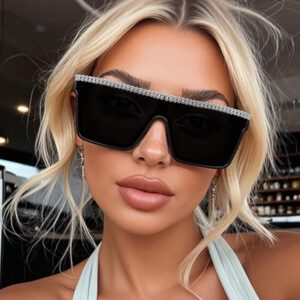 1 pièce/3 pièces Lunettes en plastique sans monture multicolores, lentilles dégradé monopièce, accessoires personnalisés tout-allant, lunettes de mode pour femmes pour la vie quotidienne, la randonnée, l'été, la rentrée scolaire, les vacances tropicales à la plage, convient à tous les types de visage pour l'été, les vacances à la plage, l'extérieur, les voyages