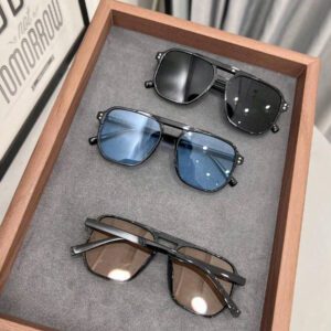 1 paire de lunettes de mode noires et oranges, convenant pour un usage extérieur, pour l'été, la plage, les vacances, les activités en extérieur et les voyages