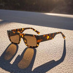 1 pièce Lunettes de mode pour femme, clash de couleurs bohème petit rectangle, convient pour le pique-nique, la sortie, le cadeau de vacances et l'assortiment de tenues pour les vacances d'été à la plage, l'extérieur et les voyages