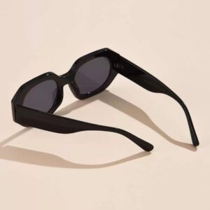 1 pièce vintage unisexes à gros cadre polygonal simples et décontractées, accessoires de mode pour femmes. Idéal pour les extérieurs, les voyages, les vacances à la plage. Basiques pour les tenues d'automne/hiver, casual business. Cadeaux pour l'été, les vacances à la plage, les sorties.