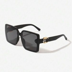2 pièces Lunettes vintage rétro pour femmes avec cadre carré en métal décoratif, à la mode, conviennent pour les sorties et les cadeaux, nouvelles arrivées de printemps