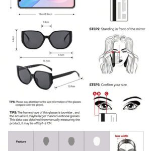Lunettes de soleil rétro à grand cadre carré en plastique, design classique, décoration pour les voyages, les vacances à la plage, la protection UV et la conduite. Lunettes de soleil de mode unisexe élégantes pour les sorties en famille, les vacances, l'été, la plage, les voyages et les activités extérieures