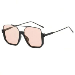 1 pièce Lunettes de mode à monture carrée mi-cadre. Accessoires polyvalents vintage pour les sorties à la plage, les vacances d'été, Halloween, les tenues décontractées d'automne/hiver, les affaires casual. Un cadeau idéal pour les vacances d'été à la plage, les sorties en plein air et les voyages. Monture oversize style vintage pour aviateur