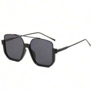 1 pièce Lunettes de mode à monture carrée mi-cadre. Accessoires polyvalents vintage pour les sorties à la plage, les vacances d'été, Halloween, les tenues décontractées d'automne/hiver, les affaires casual. Un cadeau idéal pour les vacances d'été à la plage, les sorties en plein air et les voyages. Monture oversize style vintage pour aviateur