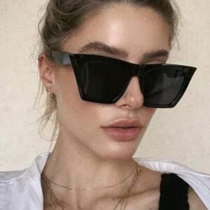 Lunettes de vue œil de chat surdimensionnées, monture classique à grande monture, pour la conduite, le golf et la mode