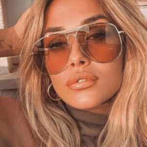 1 paire de lunettes de mode à l'œil de grenouille rétro en métal, nouveau style 2025 convenant à la vie quotidienne, la conduite, les fêtes, la plage et les voyages