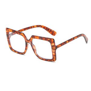 Accessoires de lunettes carrées transparentes, accessoires de lunettes pour femmes