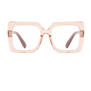 Accessoires de lunettes carrées transparentes, accessoires de lunettes pour femmes