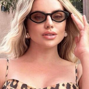 1 pièce Lunettes de mode polygonales personnalisées, style de rue