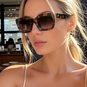 1 paire de lunettes de soleil unisexe avec monture carrée motif léopard, de style bohème luxueux et élégant. Convient pour les sports, les voyages, les festivals de musique électronique, le style sportif, la conduite, les tenues de vacances, la plage, les sorties, les accessoires d'été, les vacances, les sorties en famille, la protection UV, le golf, la randonnée, l'élégance, les accessoires de style de rue, les fêtes, les activités de plein air, le style de rue, la pêche, les vacances, la protection solaire