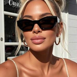 1/3/4 paires de lunettes de soleil unisexes de style coréen chic, forme d'œil de chat noires et polygonales, polyvalentes et . Conviennent pour une tenue élégante, les voyages, les sports, la conduite, les tenues de vacances, la plage, les festivals de musique, les sorties, les accessoires d'été, les vacances, les sorties en famille, avec protection UV. Idéales pour le golf, la randonnée, le style de rue, les sports, les fêtes, les activités de plein air, la pêche, les vacances, la protection solaire.