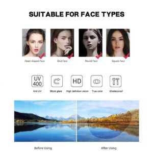 1 pièce Lunettes de mode en métal ovales personnalisées pour femmes, style rétro convenant pour les sorties à la plage en été